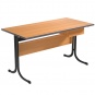 Lehrertisch, 130x65 cm (B/T), 76 cm hoch, Platte: Melamin, PU-Kante, 